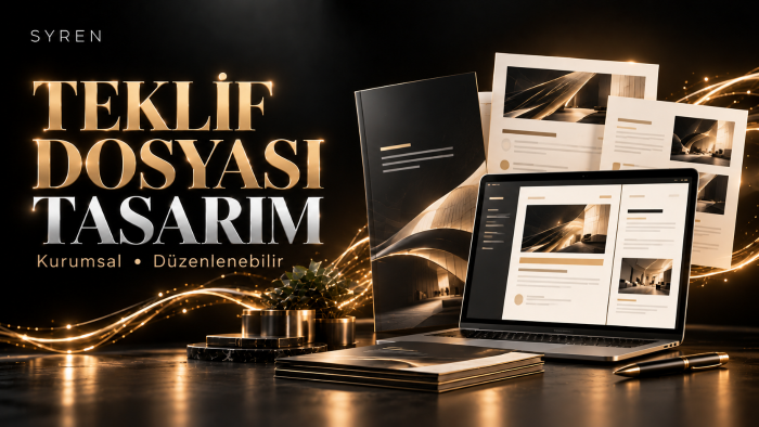 kurumsal ve düzenlenebilir teklif dosyası tasarlayabilirim