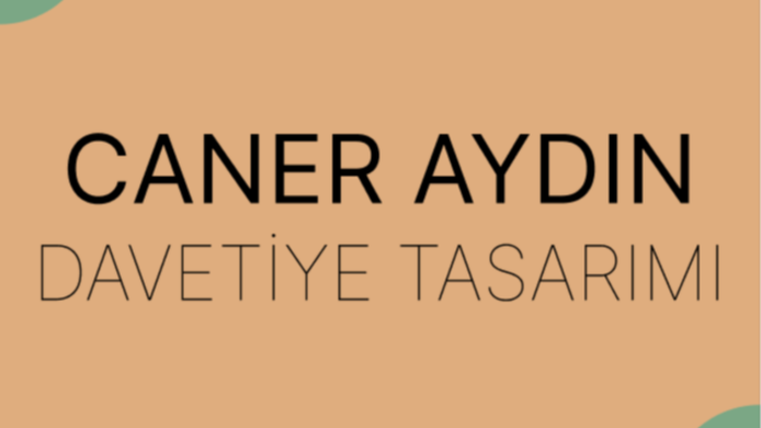 özel günlerini için davetiye tasarlıyabilirim