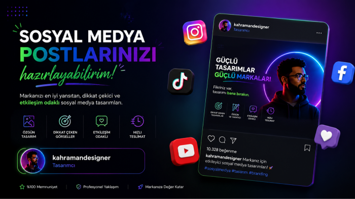 sosyal medya post tasarımlarınızı yapabilirim