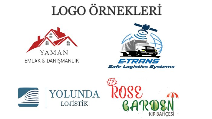 Sizin için kurumsal kimliğinizi yansıtacak logoyu tasarlarım