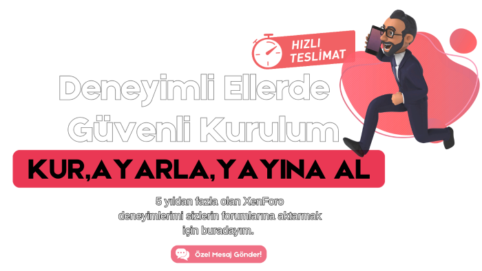 Xenforo alanında size profesyonel bir hizmet sunabilirim
