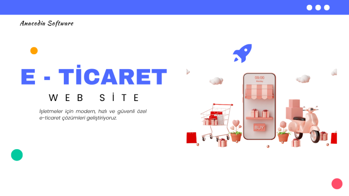  e-ticaret sitesi geliştiririm
