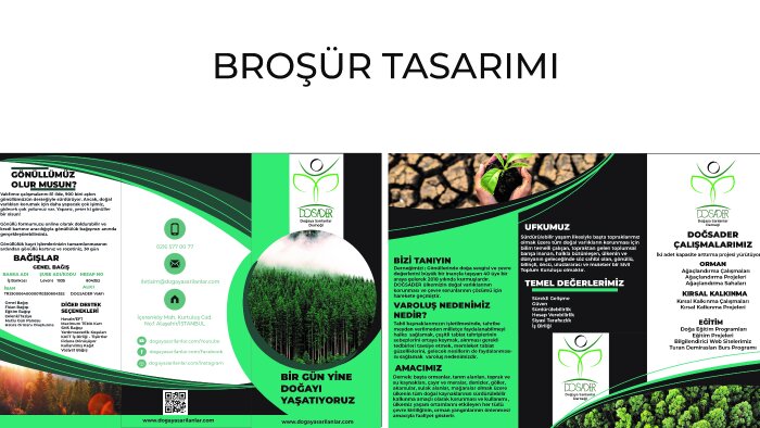 tam istediğiniz gibi bütçenize uygun broşür tasarlarım