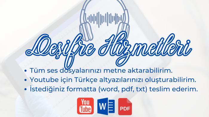 titizlikle ses ve videolarınızı metne alabilirim