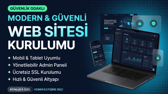 modern, güvenli ve mobil uyumlu web sitenizi kurabilirim