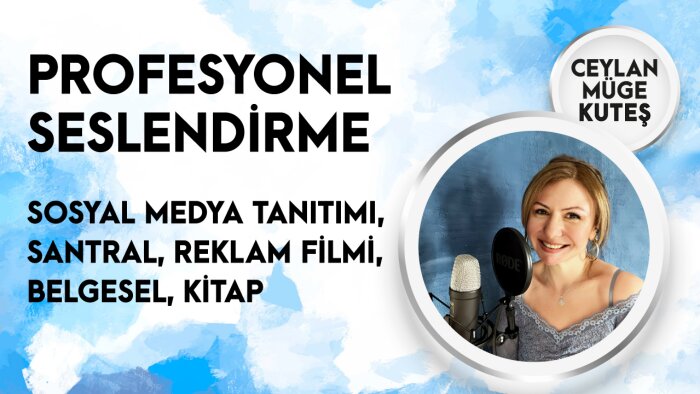 seslendirme yapıyorum