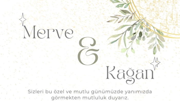 isteğiniz üzerine güzel bir davetiye tasarımı yapabilirim