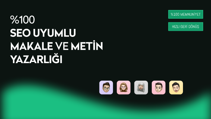 sizi öne çıkaracak metin ve makale yazarım