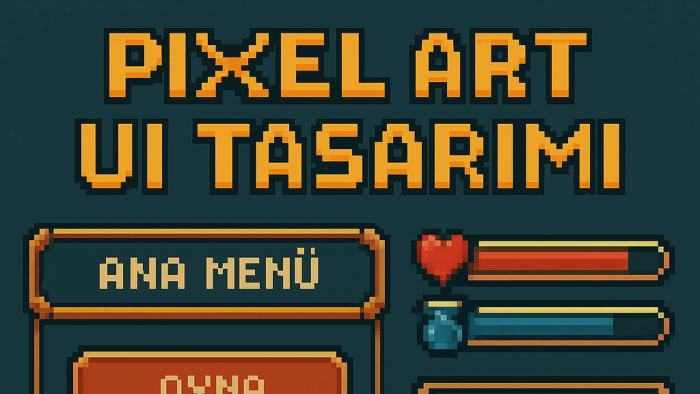 oyununuza özel pixel Arayüz tasarımı yaparım