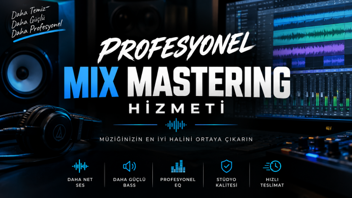 profesyonel mix mastering yapıyorum