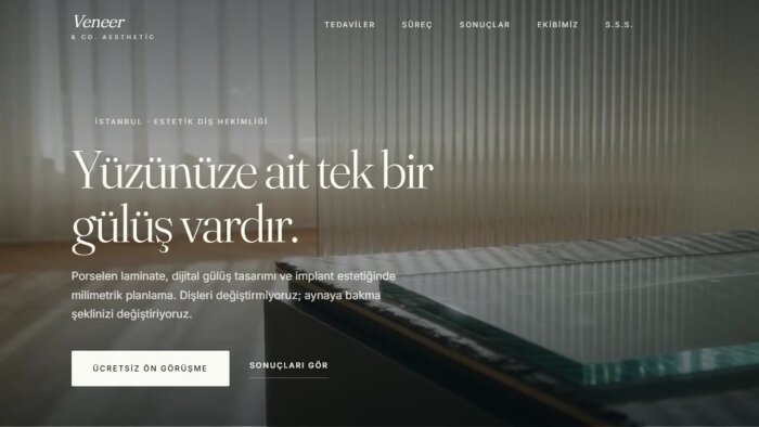 diş kliniğiniz için randevu formlu web sitesi yaparım