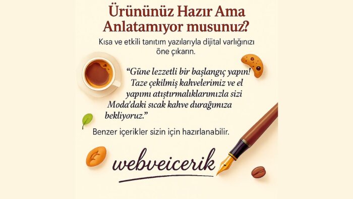  dijital tanıtım yazıları hazırlarım