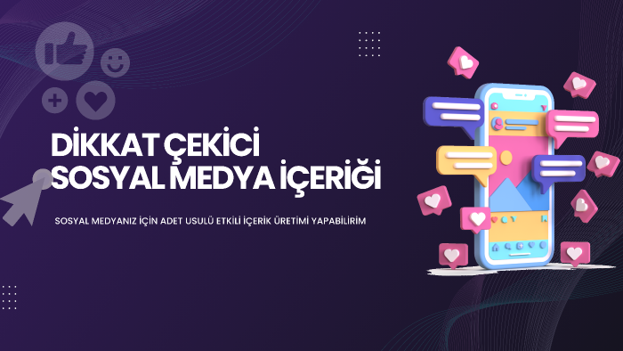 sosyal medyanız için etkili içerik üretebilirim