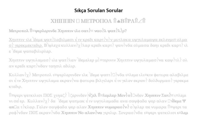 işiniz için S.S.S. dökümanı hazırlarım