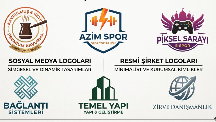 sosyal medya veya işletmeniz için logo tasarlıyorum