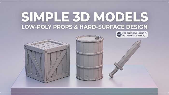 3D oyun varlıkları (asset) modellerim