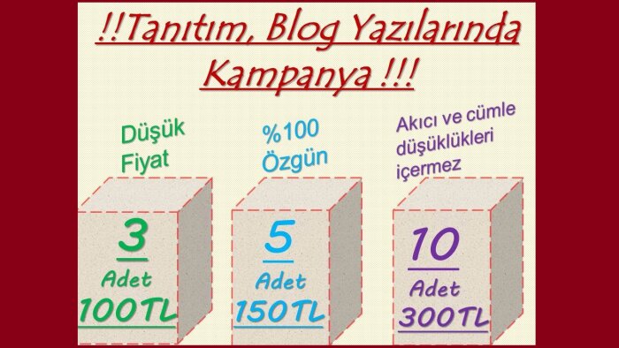 özgün, akıcı ve kaliteli içerikler üretirim