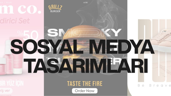 sosyal medyanız için post tasarlayabilirim