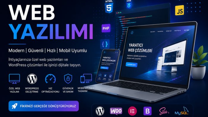 kurumsal işletmenize kaliteli web yazılımları yapıyorum