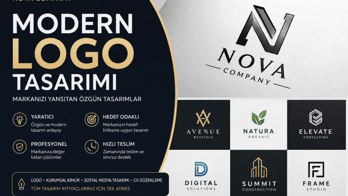 markanız için profesyonel logo tasarlarım