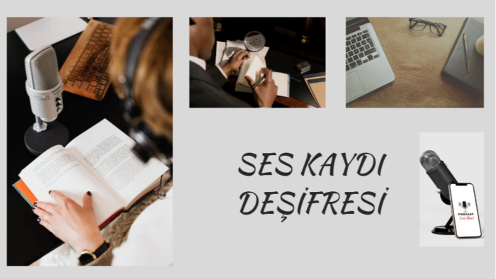 tüm ses kayıtlarınızı profesyonelce deşifre edebilirim