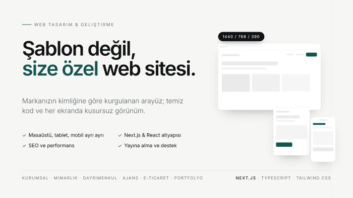  işletmeniz için profesyonel web siteleri geliştiriyorum