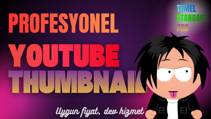 dikkat çekici youtube kapak fotoğrafı yaparım