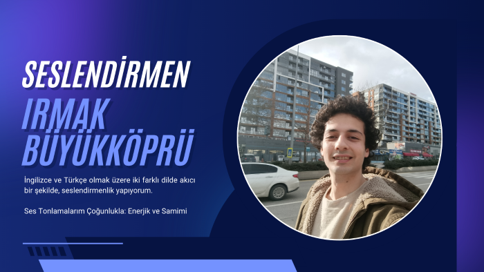 projelerinize türkçe ve i̇ngilizce seslendirme yapabilirim