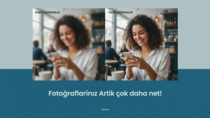 düşük çözünürlüklü fotoğrafları yüksek çözünürlüklü yaparım