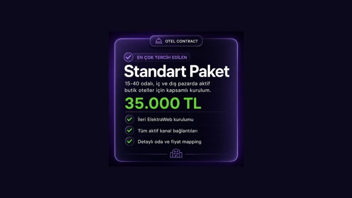 otelinizin acenta bağlantı ayarlamalarını yapabilirim