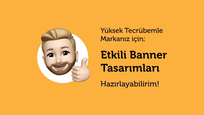etkileyici banner tasarımları yapabilirim