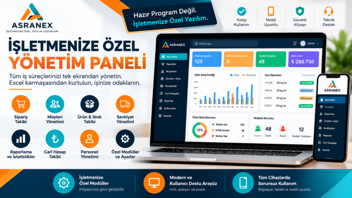 başlangıç sipariş & stok takibi yaparım
