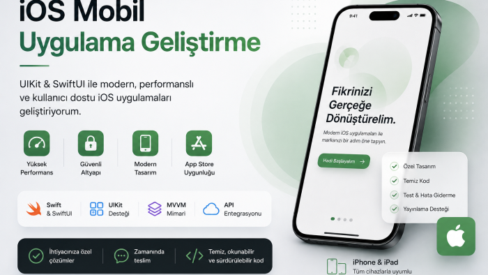 isteğinize uygun mobil uygulama geliştirebilirim