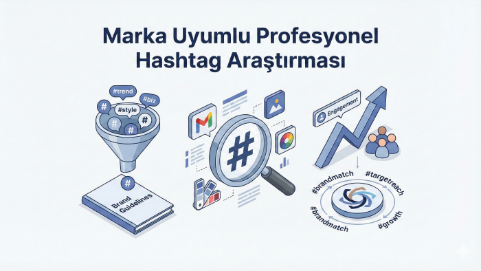 marka uyumlu hashtag araştırması yaparım