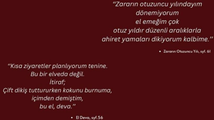 hislerle şiir mimarlığı yapıyorum