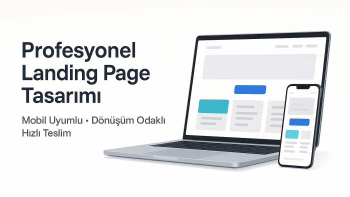 modern ve responsive landing page hazırlıyorum