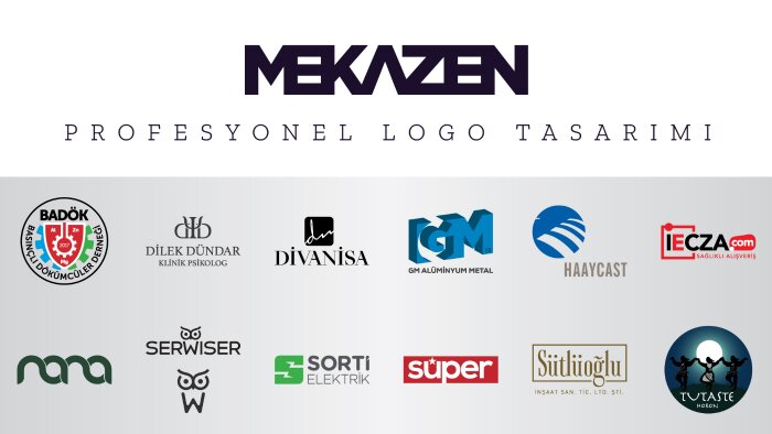 akılda kalıcı, modern ve profesyonel logo tasarımı yaparım