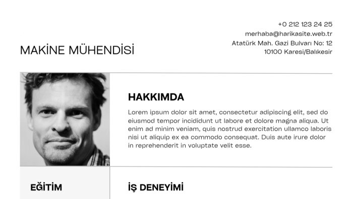 CV'nizi düzenli bir şekilde düzenliyorum