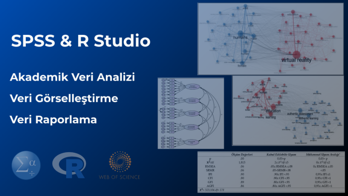 SPSS ve R Studio ile akademik veri analizi yaparım