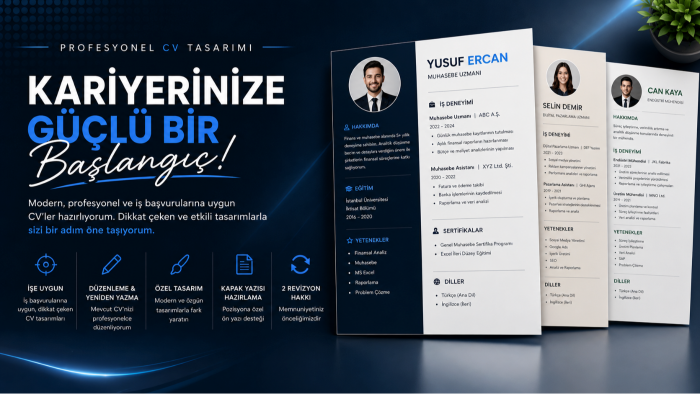 profesyonel ve etkili CV hazırlıyorum