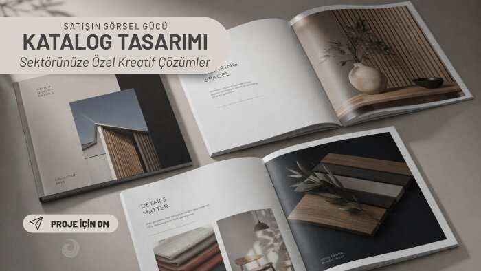 profesyonel ve modern katalog tasarımları yaparım
