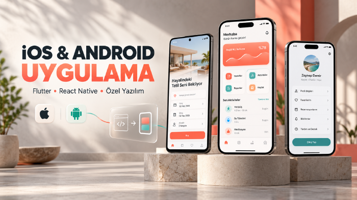 iOS ve Android için özel mobil uygulama geliştiririm