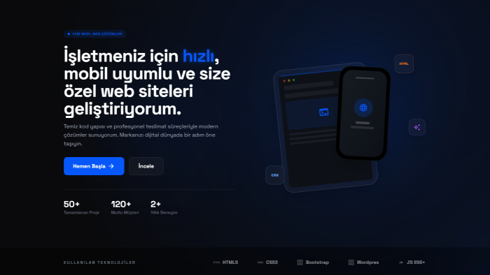 WordPress ile anahtar teslim web sitesi yaparım