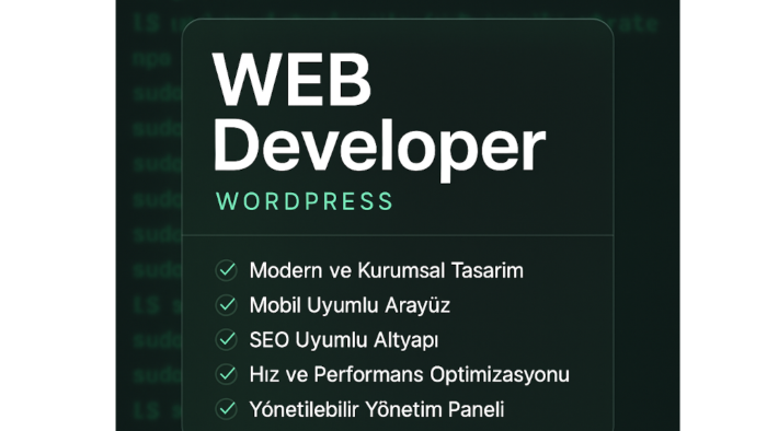 işletmeniz için  modern ve hızlı web siteleri geliştiriyorum
