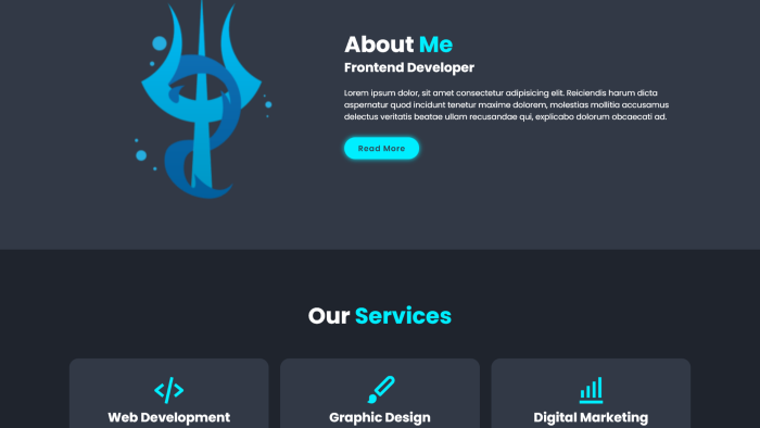 size php ile admin panelli portfolyo sitesi oluşturabilirim