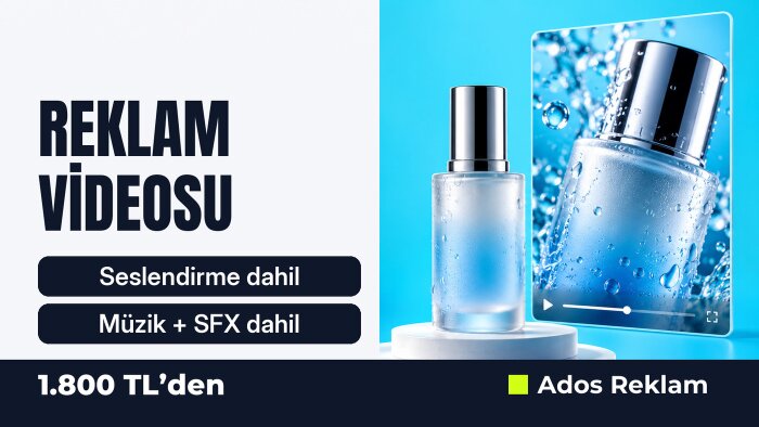 seslendirmeli profesyonel reklam filminizi hazırlarım