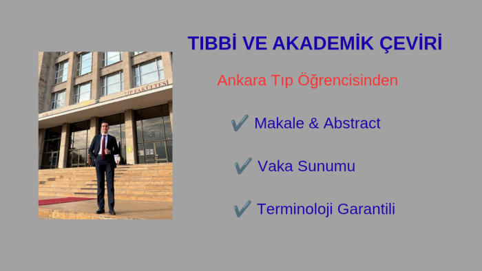 tıbbi makale ve özetlerinizi çeviririm