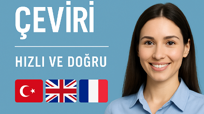 Türkçe İngilizce Fransızca profesyonel çeviri yaparım