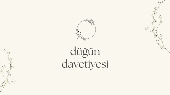 davetiye tasarımı yaparım