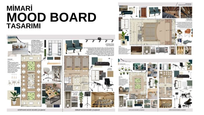 mimari Mood Board tasarımı yapabilirim